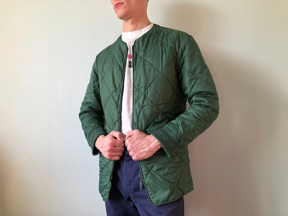 Quilted Jacket / German Army / Size S / Liner Jac… - image 1