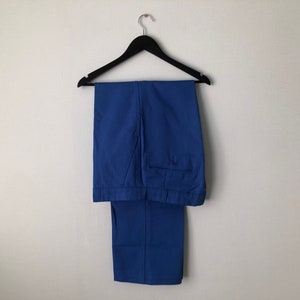 Workwear Pants / French Chore Pants / French Workwear / Bleu De Travail / Waist 53cm
