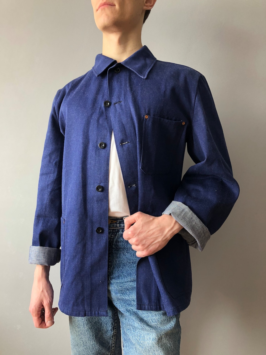 French Work Jacket / Bleu De Travail / French Workwear / French Chore ...