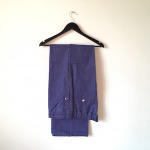 Workwear Pants / French Chore Pants / French Workwear / Bleu De Travail / German Work Pants / Waist 47cm