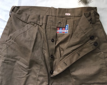 Workwear Pants / French Chore Pants / French Workwear / Bleu De Travail / Waist 41cm