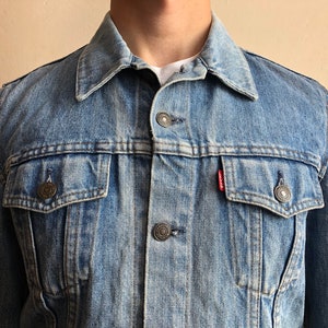 Levis Big E Jacket / Levis Type 3 Trucker Jacket / Levi Strauss Big E / Levis Denim Jacket / 1960 - 70s / size S