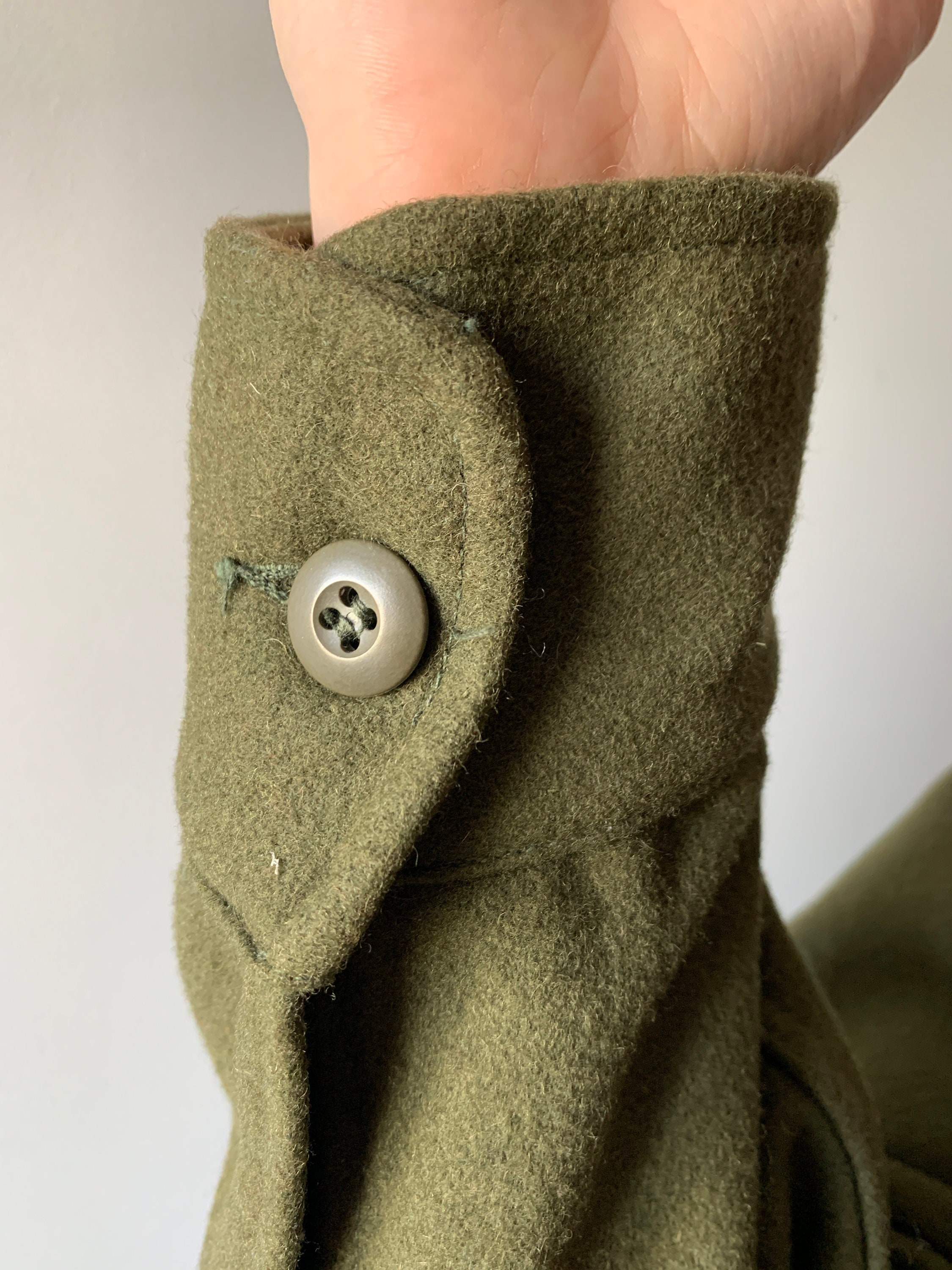 US Army Wool Shirt / OG107 / Vietnam War Era / Army Wool Shirt / Korean ...