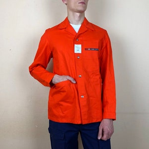 French Work Jacket / Bleu de travail / French Workwear / French Chore Coat / Swiss Railroad Work Jacket / Size S-M