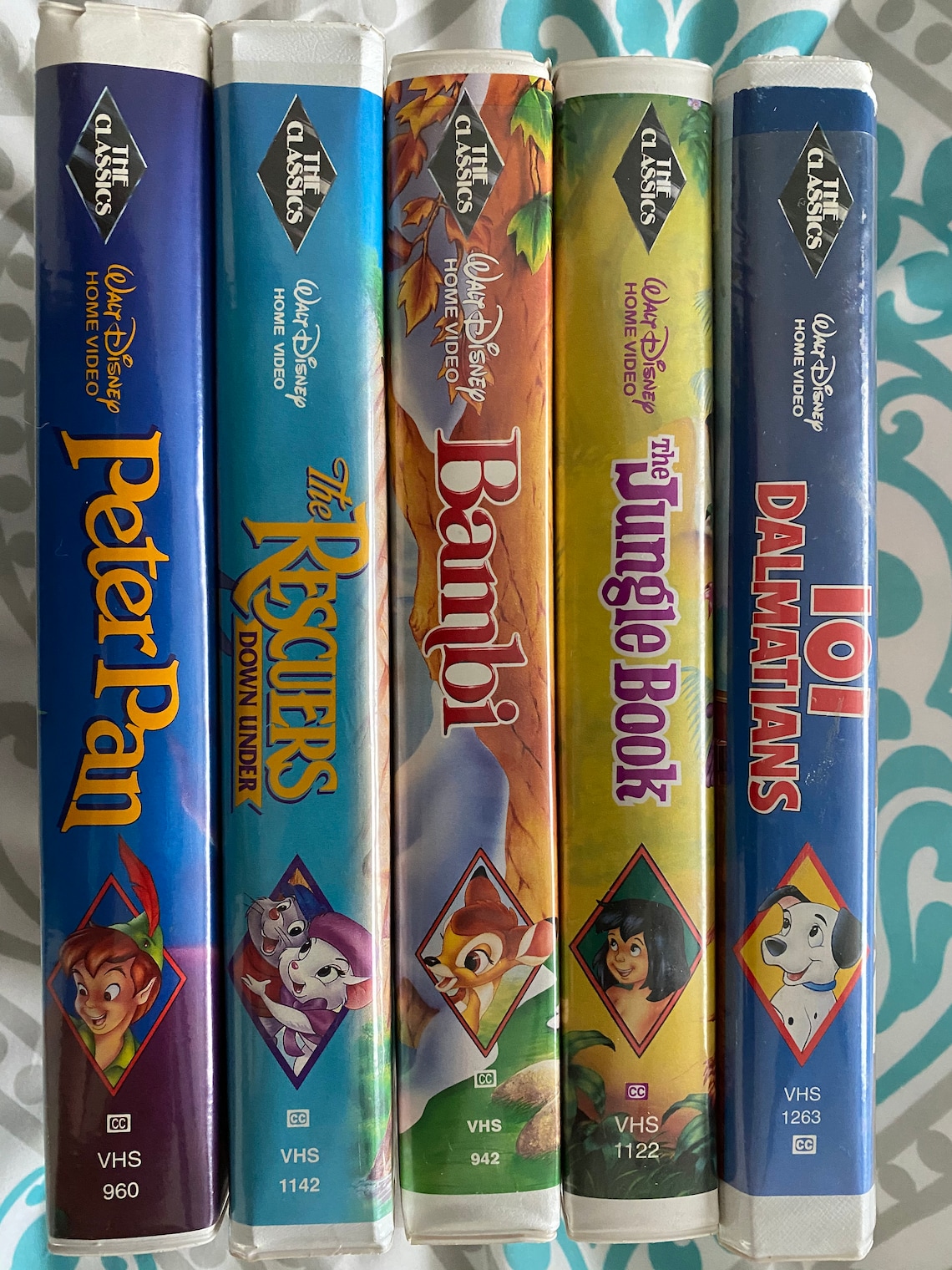 Vintage BLACK DIAMOND Disney VHS The Classics Lot Of 5 Jungle Etsy