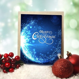 Downloadable Christmas card, Printable card