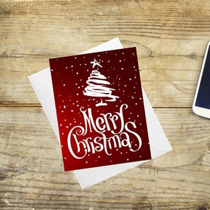 Downloadable Christmas card, Printable card