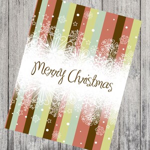 Downloadable Christmas card, Printable card