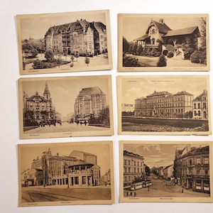 DORTMUND, ALLEMAGNE Cartes postales vierges vintage, éphémères de voyage, fournitures pour journaux indésirables, postcrossing, courrier postal, courrier heureux, inutilisé, sépia