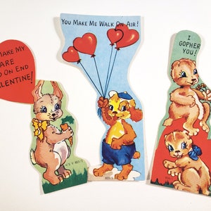Cartes de voeux vintage de la Saint-Valentin, Galentines des années 1960, courrier postal, journal indésirable, fournitures de scrapbooking, éphémères, papier vintage, postcrossing