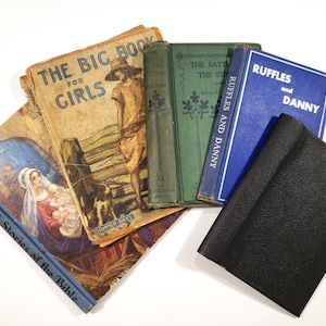 Antique Book Covers for craft! Vintage hardcover books, Upcycle book covers, junk journal covers, supplies, crafting, travel journals etc.