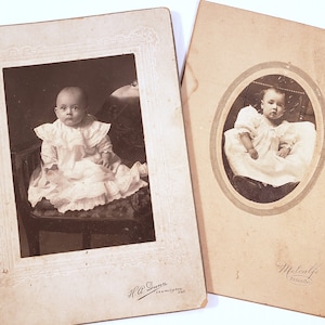 Photographies anciennes en noir et blanc, portraits de bébé, photos anciennes, collage, scrapbooking, fournitures pour journaux indésirables, éphémères, bébés, baptême