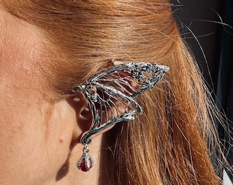 Dragon Claw Fae Wing Ear Cuffs – Fantasy Elf Cosplay Jewelry