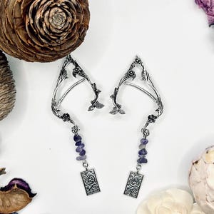 Tarot Card Elf Ear Cuff - Faerie Ear Cuff - Fae and Elf Cosplay - Fairy and Elf Ears - Fantasy Jewellery - RPG Accessories - LARP Jewelry