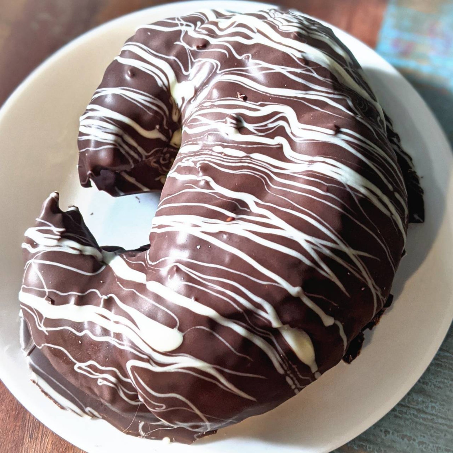 Giant Croissants Dipped in Chocolate 4 PACK Chocolate Dipped Etsy