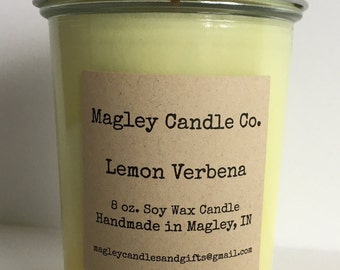 Lemon Verbena Soy Wax Candle