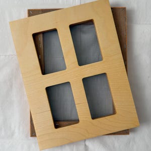 Mould and Deckle Business Card Size 3.5x2'', Papermaking Tool for Gift Tags and Place Cards