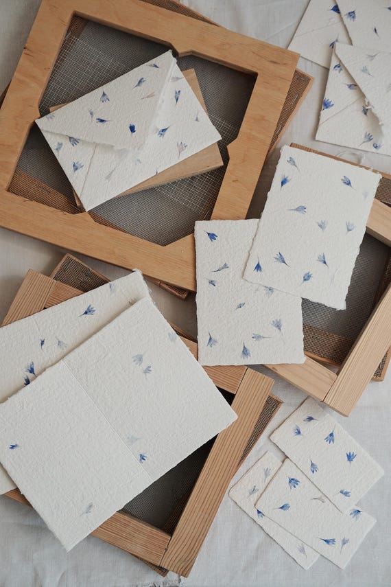 Paper Making Mould and Deckle Size A6, A5. Recycled Paper
