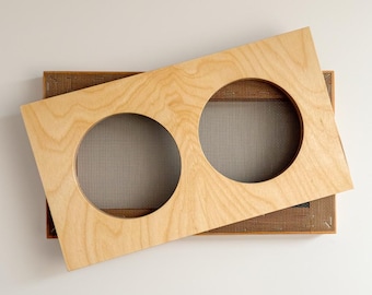 Papermaking Mould with Optional Deckles. Mix-and-Match Shapes Set. Circles, Hearts, Flowers, Stars & Moon Deckles