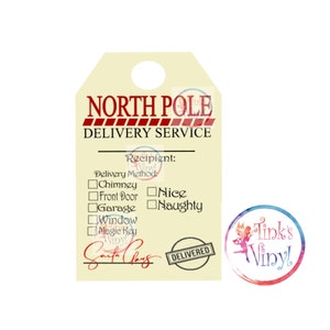 Christmas Gift Tag| PNG File| Digital File| Downloadable File| Cut File| Ornament File| Zindee Alternative File| Print and Cut File