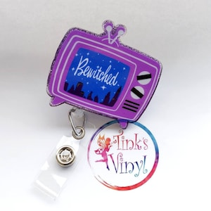 BeWitched TV Badge Reel and Topper| Classic Tv Shows| Witchy| Vintage TV| Badge Reel| Badge Topper| 60s TV Classics| Nurses| Teachers