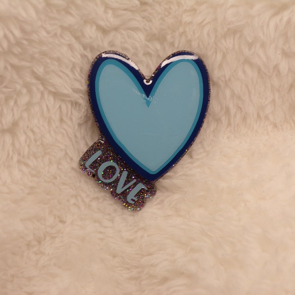 Whimsical Heart (2 inch Badge Reel Topper)