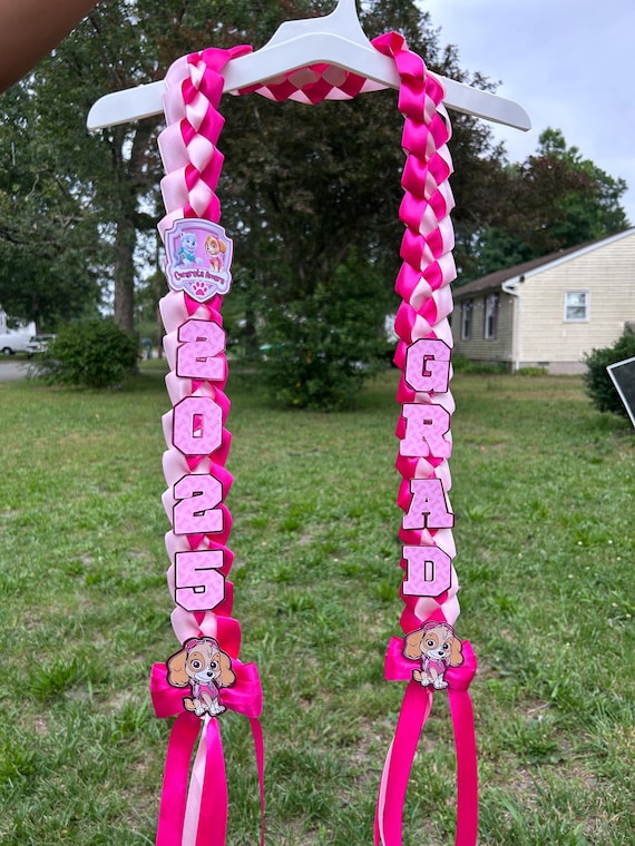 Custom Ribbon Lei: Graduation, Birthday Keepsake