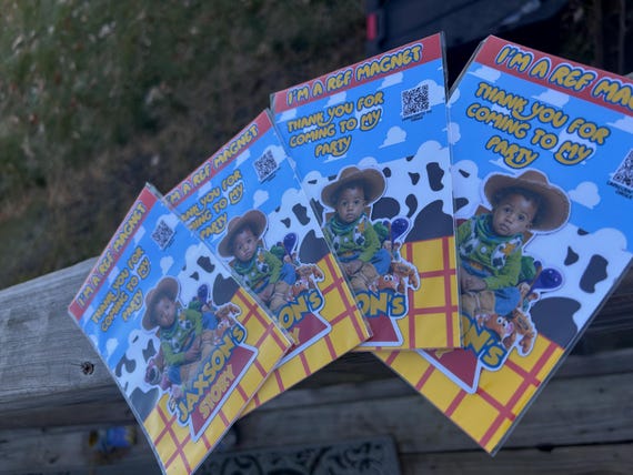 Photo Magnet Favors | Personalized Birthday Keepsake Magnets