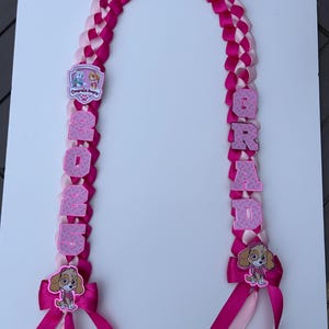 Custom Ribbon Lei: Graduation, Birthday Keepsake