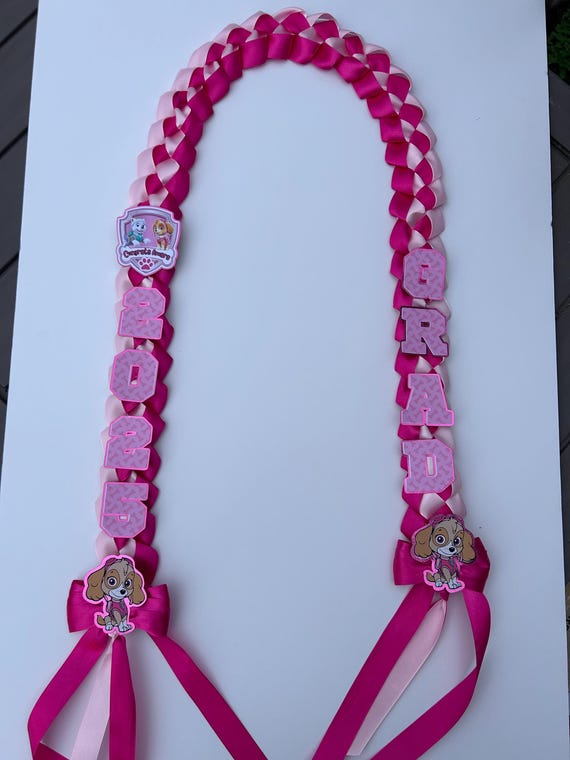 Custom Ribbon Lei: Graduation, Birthday Keepsake