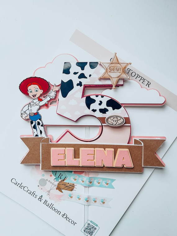 Custom 3D Toy Story Cake Topper: Personalized Birthday Party Decor