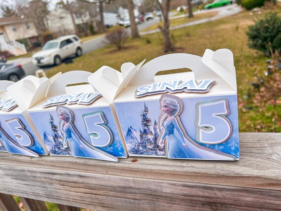 Elsa Inspired Treat Boxes | Winter Wonderland | Birthday Favors