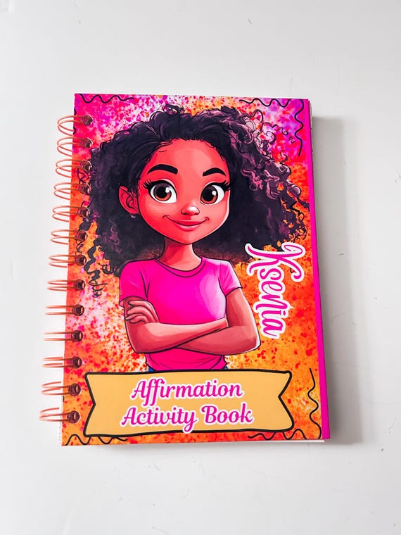 Hardcover Affirmation Coloring Book w/ Journal