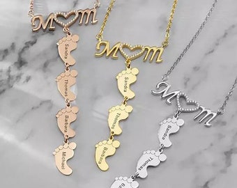 Mother’s Day gift | Mom necklace | Mother’s Day jewelry | Custom Name necklace | children keepsake | best mom gift | Mom name necklace baby