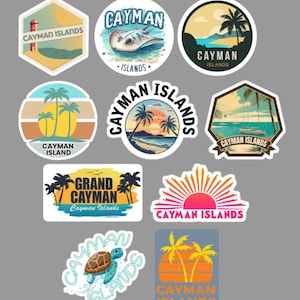 Adesivos das Ilhas Cayman