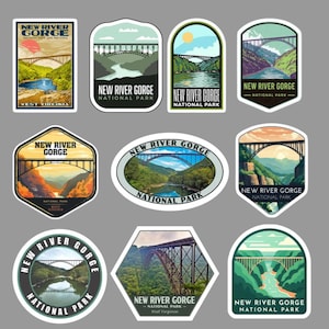 New River Gorge National Park WV Stickers