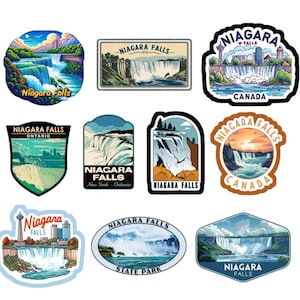 Niagara Falls Canada 3D Crystal Refrigerator Magnet - Handmade Travel Souvenir Gift