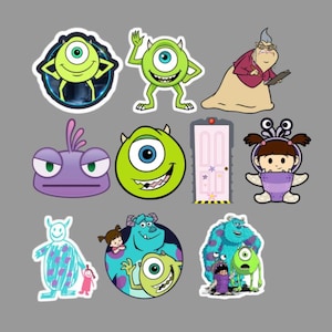 Monsters Inc Aufkleber