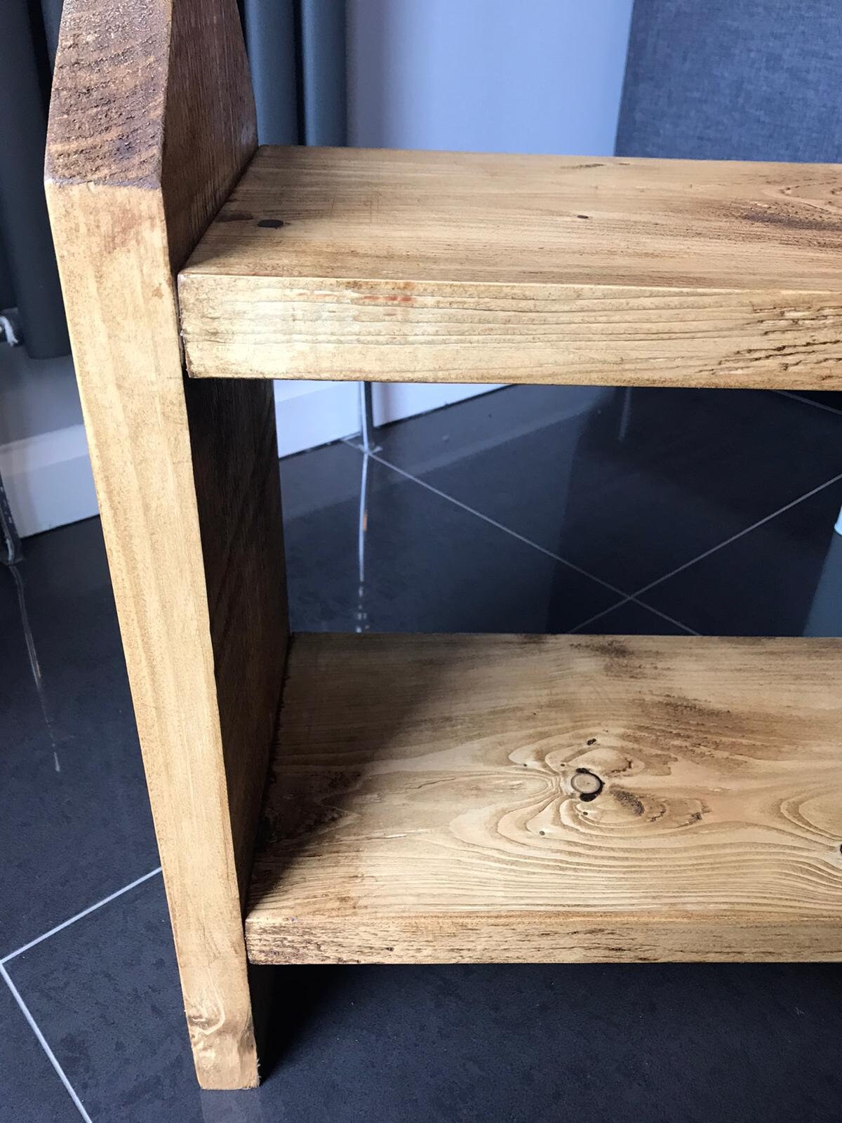 Unidad de almacenamiento de extremo del sofá de tablón | Etsy