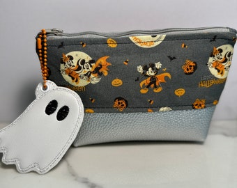 Halloween Mouse Reusable Snack Bags, Washable, Reusable Baggie; Optional Bag Tag