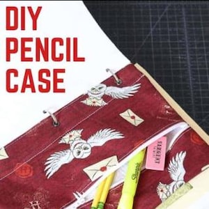 DIY Pencil Case Sewing Pattern – Instant Download PDF