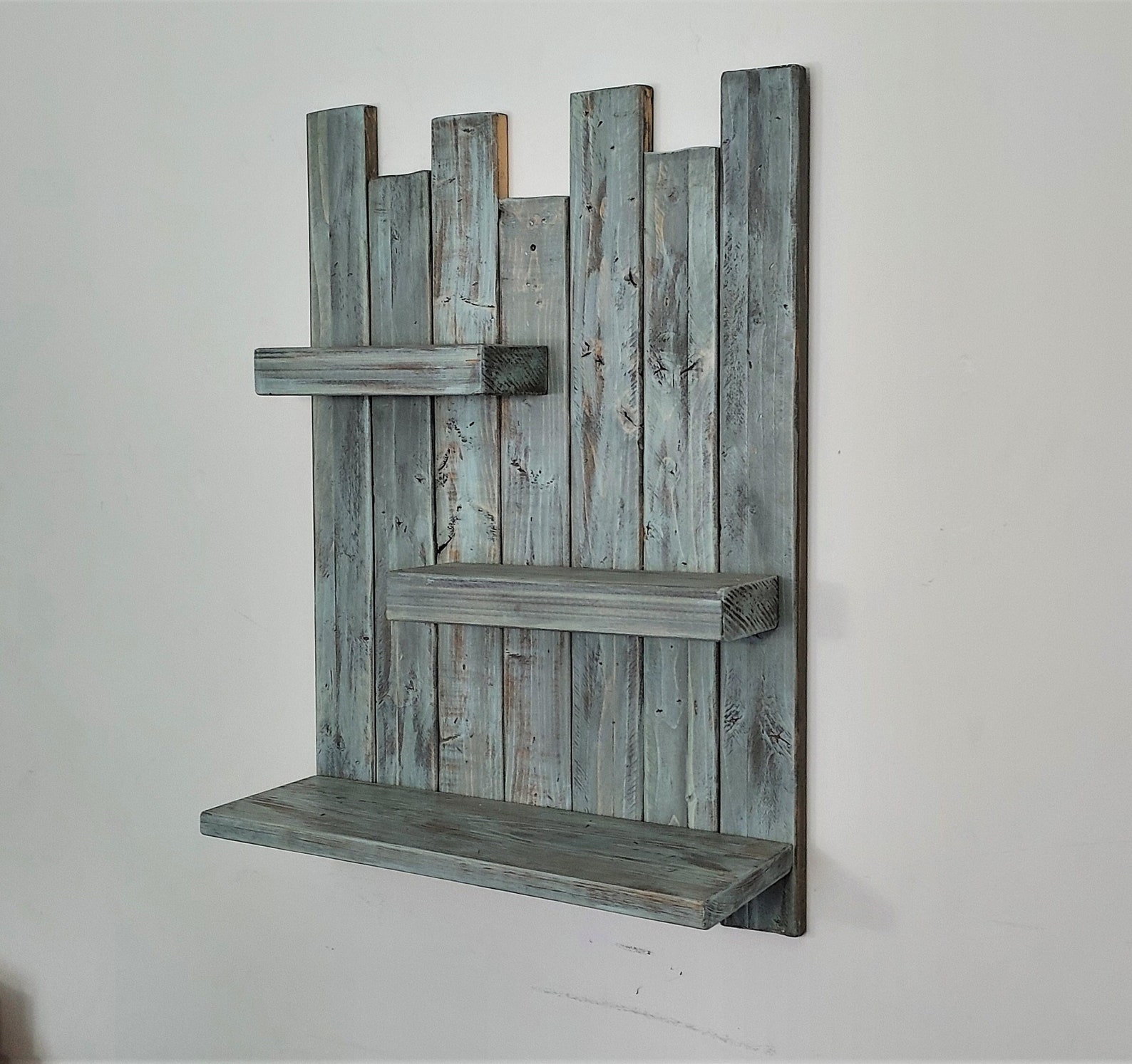 Bathroom Shelfnautical Bathroom Shelfcoastal Shelfpallet Wood Shelfreclaimed Wood Shelf