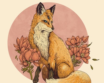 Fox Wall Art Print