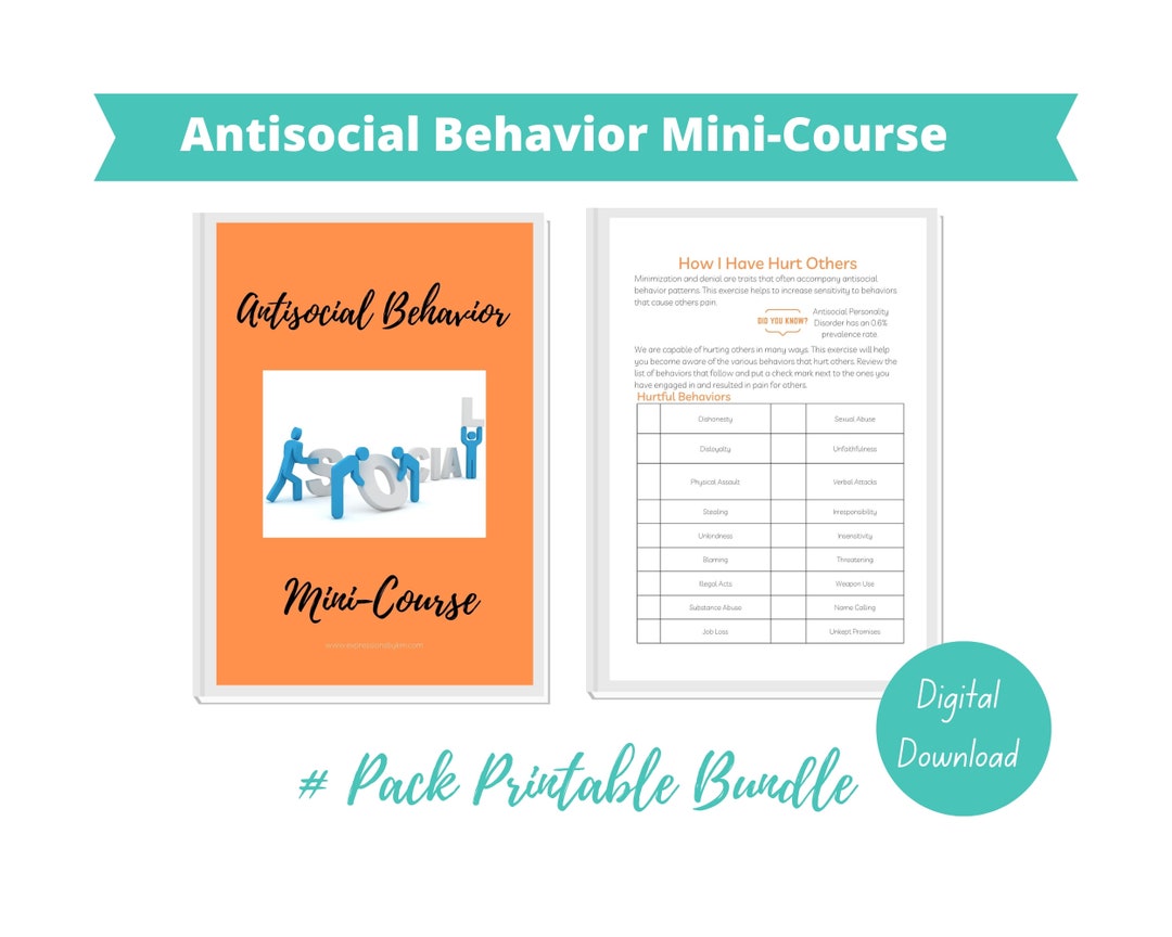 Antisocial Behavior Mini-course - Therapy - Self-discovery - Antisocial ...