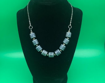 Blue Magic Necklace with Matching Earrings
