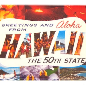 Greetings from Hawaii Fridge Magnet