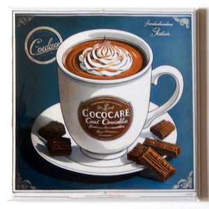 Hot Chocolate Mug Fridge Magnet &quot;style C&quot;