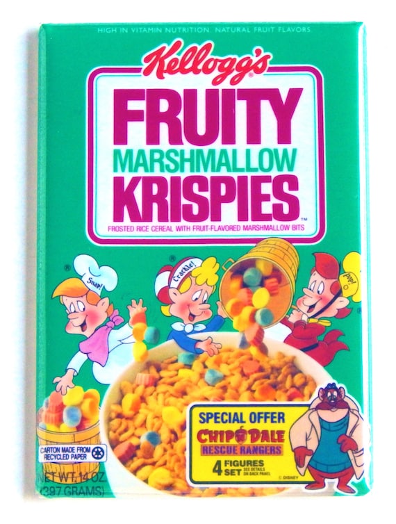 Frosted Rice Krispies FRIDGE MAGNET cereal box 