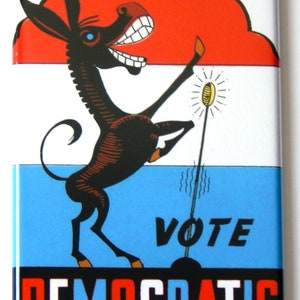 Vote Democratic Fridge Magnet