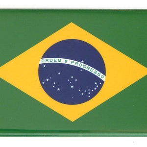 Flag of Brazil Fridge Magnet